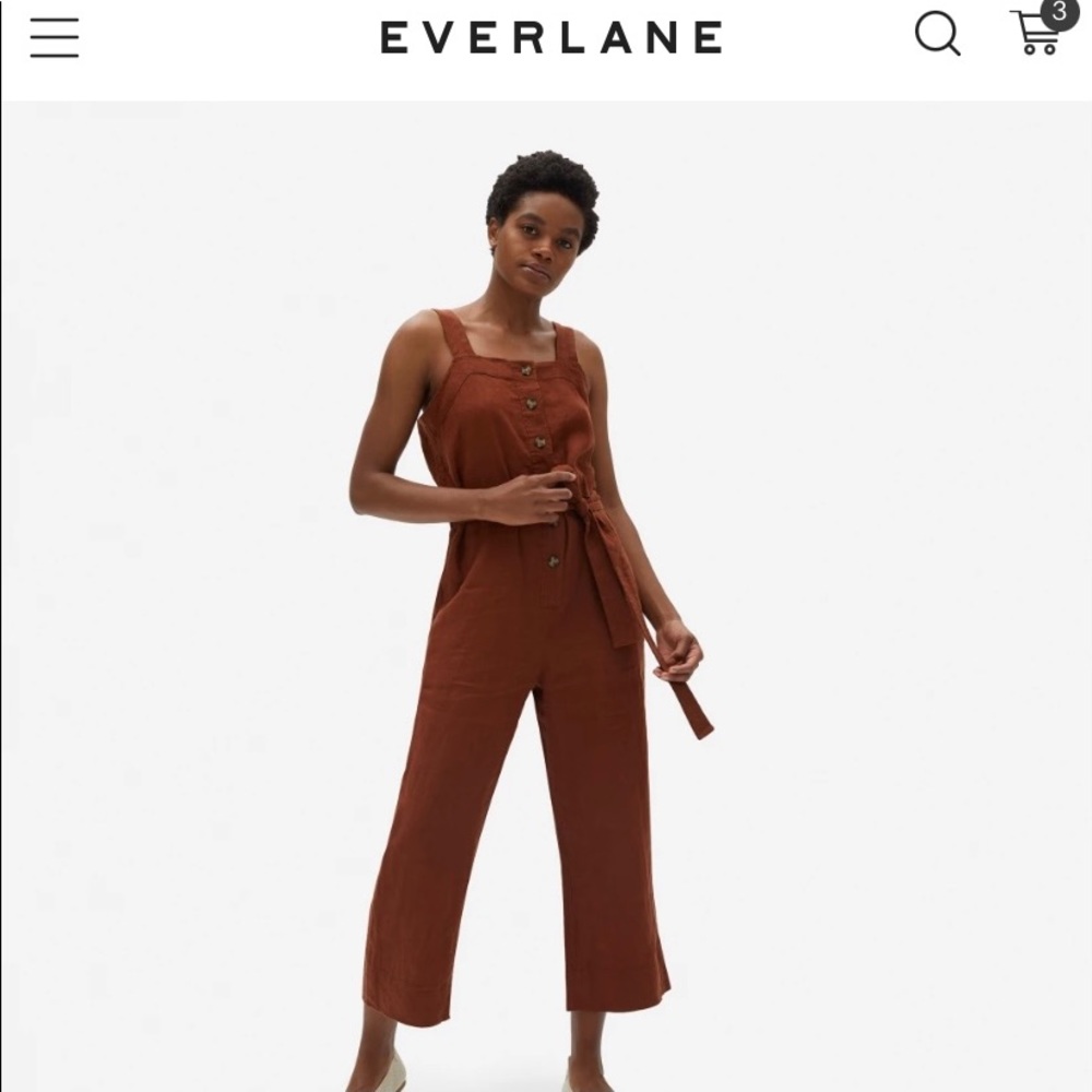 Linen Picnic Jumpsuit